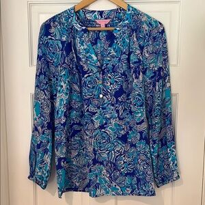 Lilly Pulitzer Elsa Top, New, Cat Call